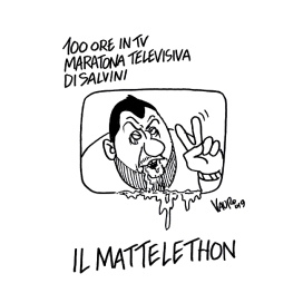 25.11.2019 Salvini. Mattelethon