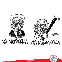 W Mattarella... - Vauro (25 feb 2024)